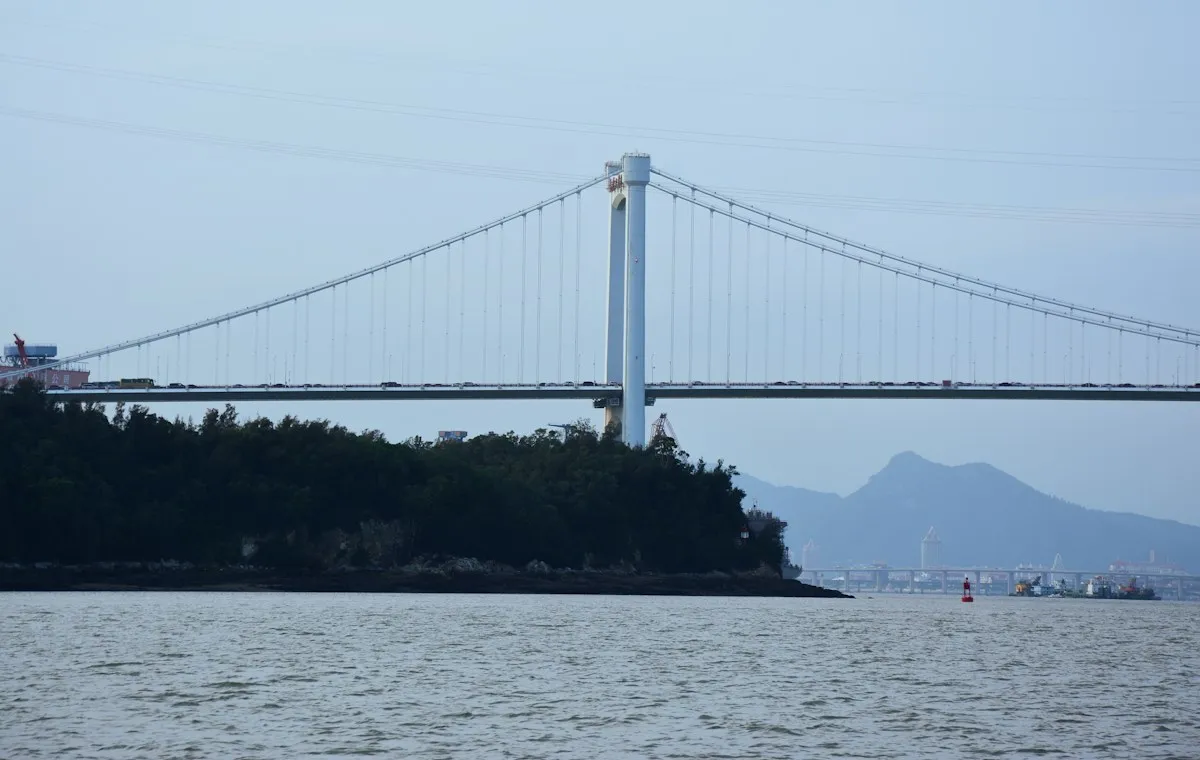 Xiamen harbour bridge